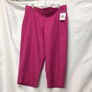 RBK Women’s Athletic Capris Pink Stretch Pants Size XL NEW with Tags